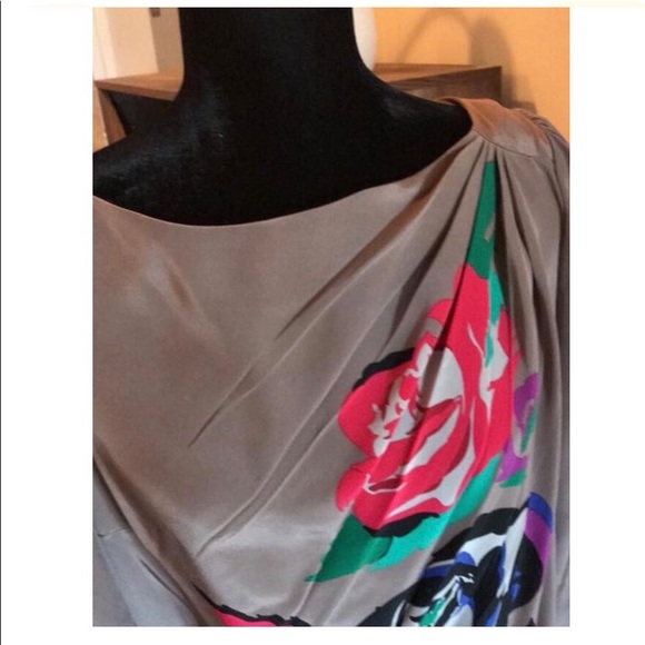 Coast “Porcini” 100% Silk Dress - Picture 9 of 12